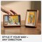 8.5x11 Mortise & Tenon Walnut Picture Frame, High End 8.5x11 Frames for Wall or Tabletop, Photo Frames 8.5 x 11 Walnut with Mat 6x8, Tempered Glass, Wall Kit, Set of 1